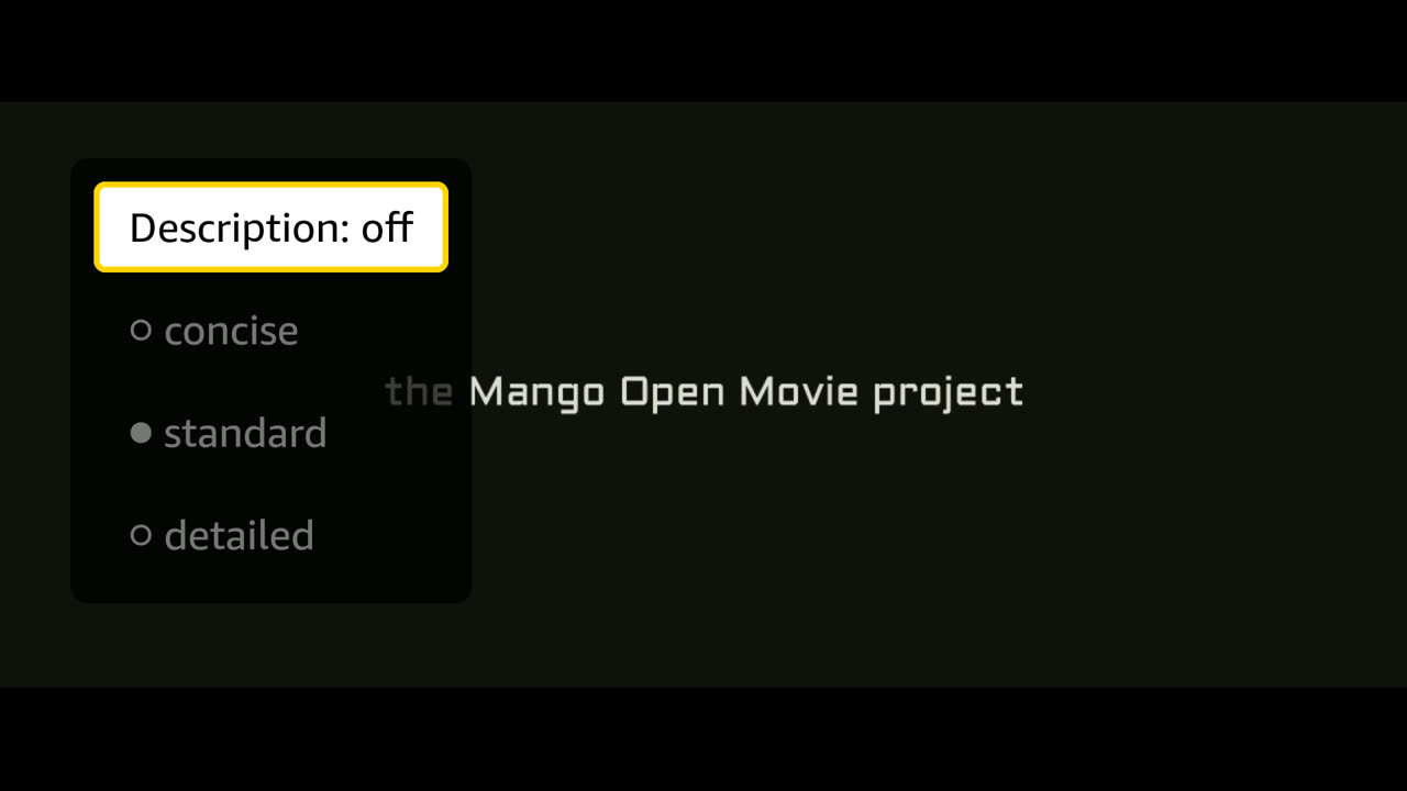 Description off